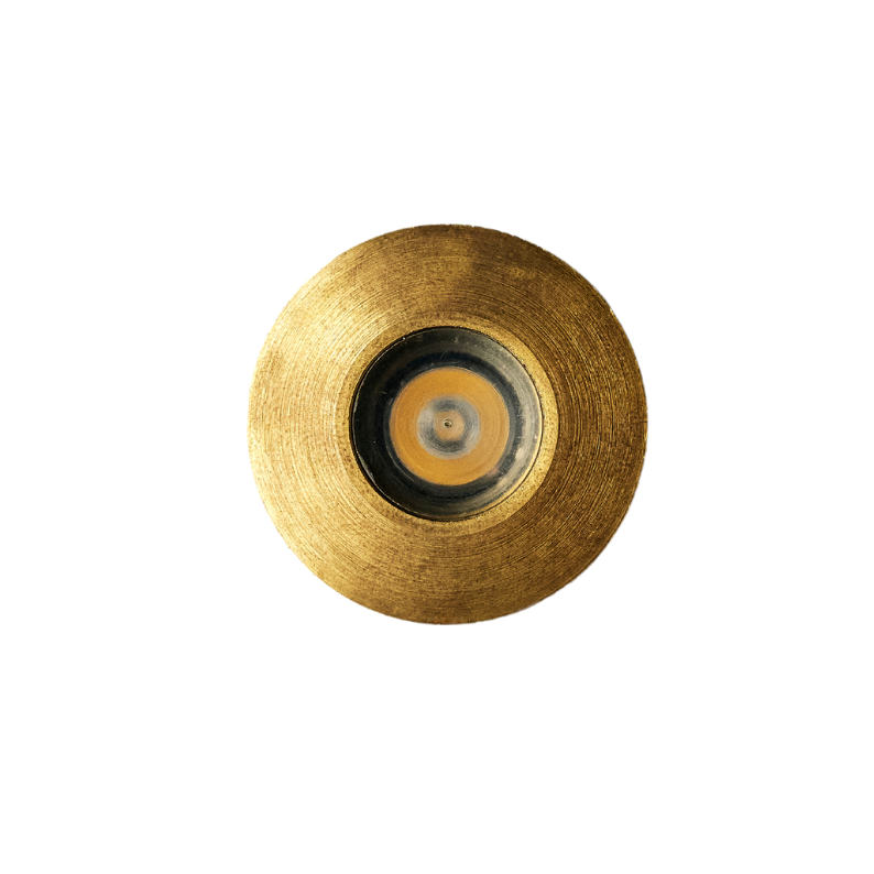 Zapa Ground, solid brass outdoor light