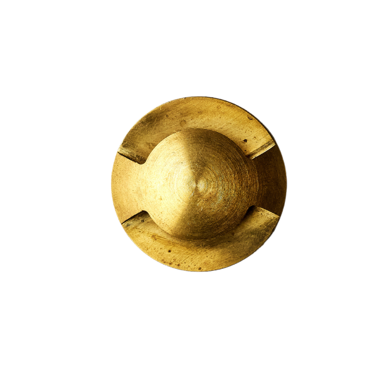 Zapa Ground 2, solid brass outdoor light