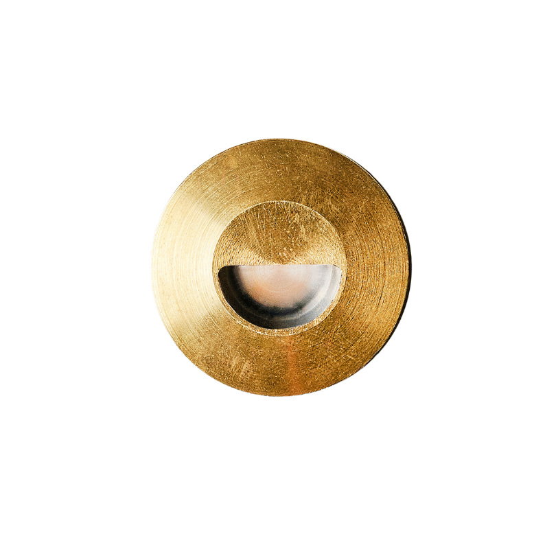 Zapa Ground 3, solid brass outdoor light
