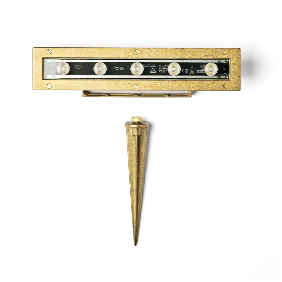 Wall Washer, solid brass outdoor light