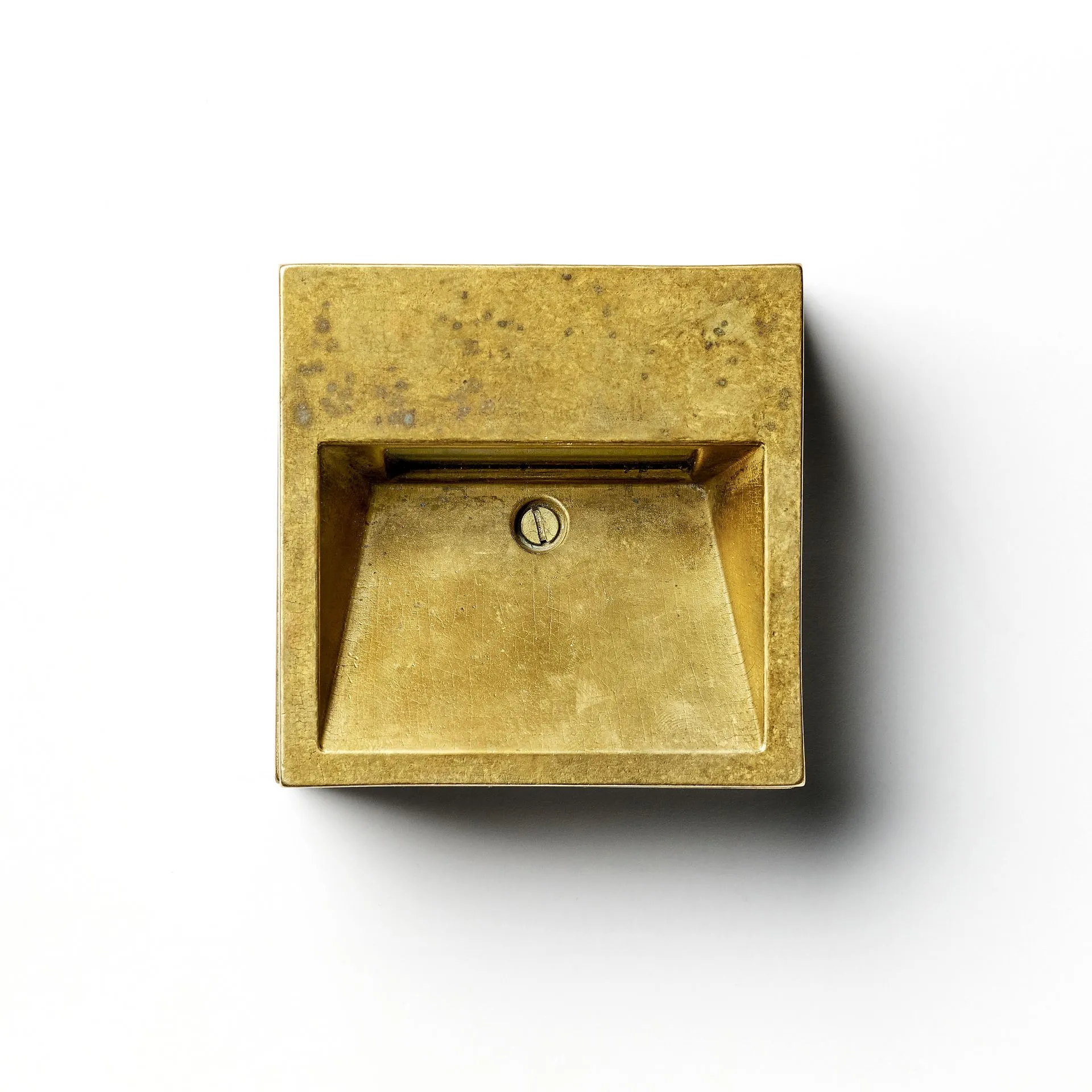 Recessed Wall One, solid brass, photo 1